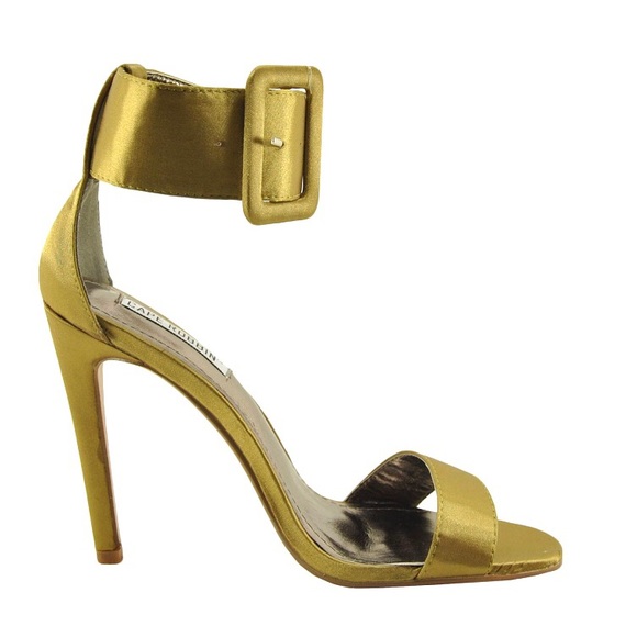 Satin Buckle Heels - Picture 2 of 5